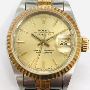 ROLEX ロレックス デイトジャスト 69173 シャンパンゴールド