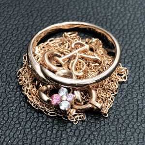 K10 リング ネックレス