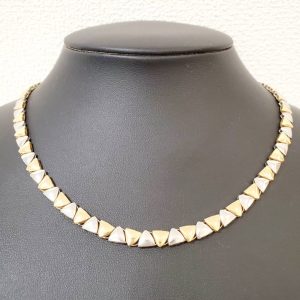 K18/Pt850 コンビ ネックレス