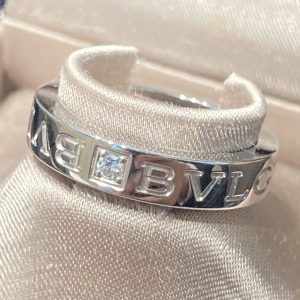 BVLGARI B-zero1 リング K18WG 金 ブランドジュエリー