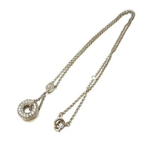 Pt850 メレダイヤ付きネックレス