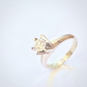 プラチナ Pt900 0.5ct ダイヤ リング