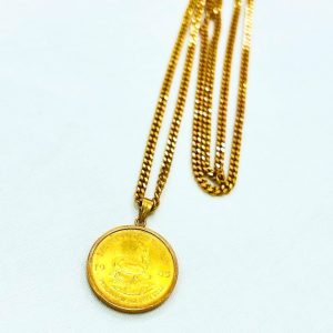 K18枠K24トップ ネックレス