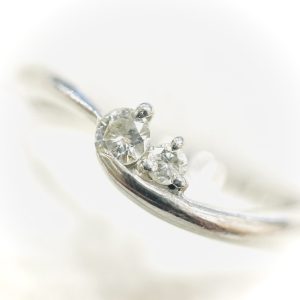 Pt900 メレダイヤリング