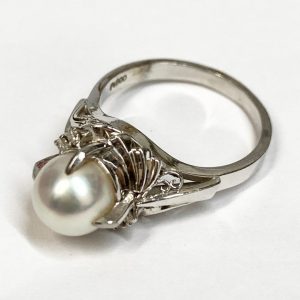 Pt900 パール リング アクセサリー