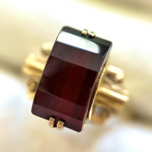 K18 ガーネットリング