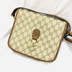 GUCCI(グッチ) GGキャンバス プリンシーライン リボン トートバッグの