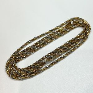 K18 Pt850 18金・プラチナ ハーフ ネックレス