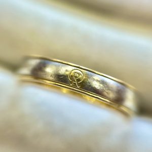 K18 Pt900 ハーフリング