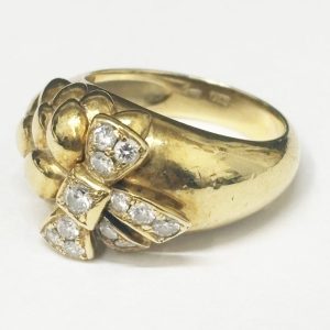 K18 18金 リング ダイヤモンド アクセサリー