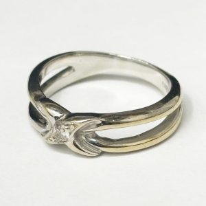 K18WG ダイヤモンド リング アクセサリー