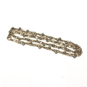 K18/Pt900 コンビ ネックレス 18金 プラチナ900