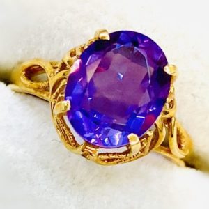 K18 アメジスト リング