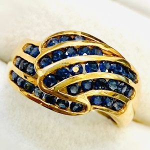 K18 サファイア リング