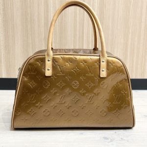 ルイヴィトン LOUIS VUITTON モノグラム ヴェルニ トンプキンス スクエア ハンドバッグ