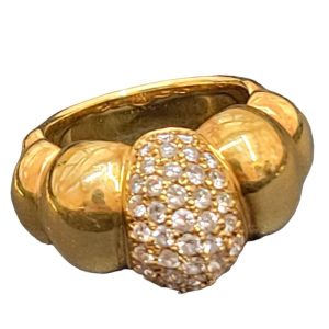 K18 メレダイヤ0.6ct リング