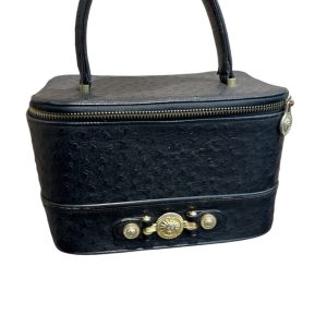 GIANNI VERSACE  ヴェルサーチ オーストリッチ バニティバッグ