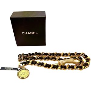 CHANEL シャネル ヴィンテージ ココマーク チェーンベルト 95A