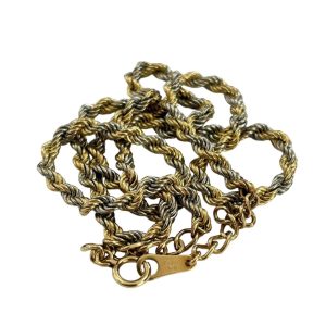 K18/Pt850 コンビ ネックレス