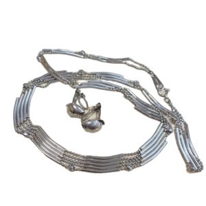 Pt850 ネックレス、イヤリング プラチナ850