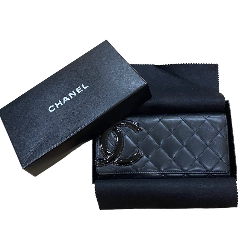 シャネル カンボンライン ココマーク 二つ折り財布 CHANEL | nate