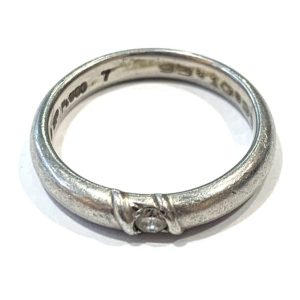 Pt850 リング メレダイヤ