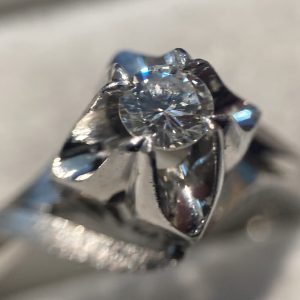 Pt900 0.23ct ダイヤモンド リング