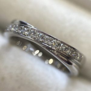 Pt900 メレダイヤリング