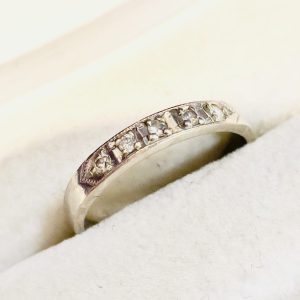 Pt900 プラチナ メレダイヤモンド リング 指輪