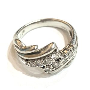 Pt900 リング メレダイヤ 0.50ct