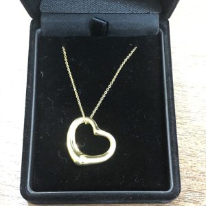 ティファニー　オープンハートネックレス
