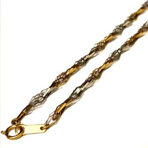 K18/Pt850 18金 プラチナ ネックレス