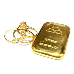 K24 IG インゴット 100g K18 18金 リング おまとめ