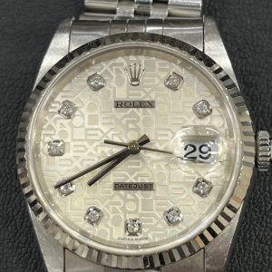 ROLEX ロレックス デイトジャスト16234G 10Pダイヤ 時計