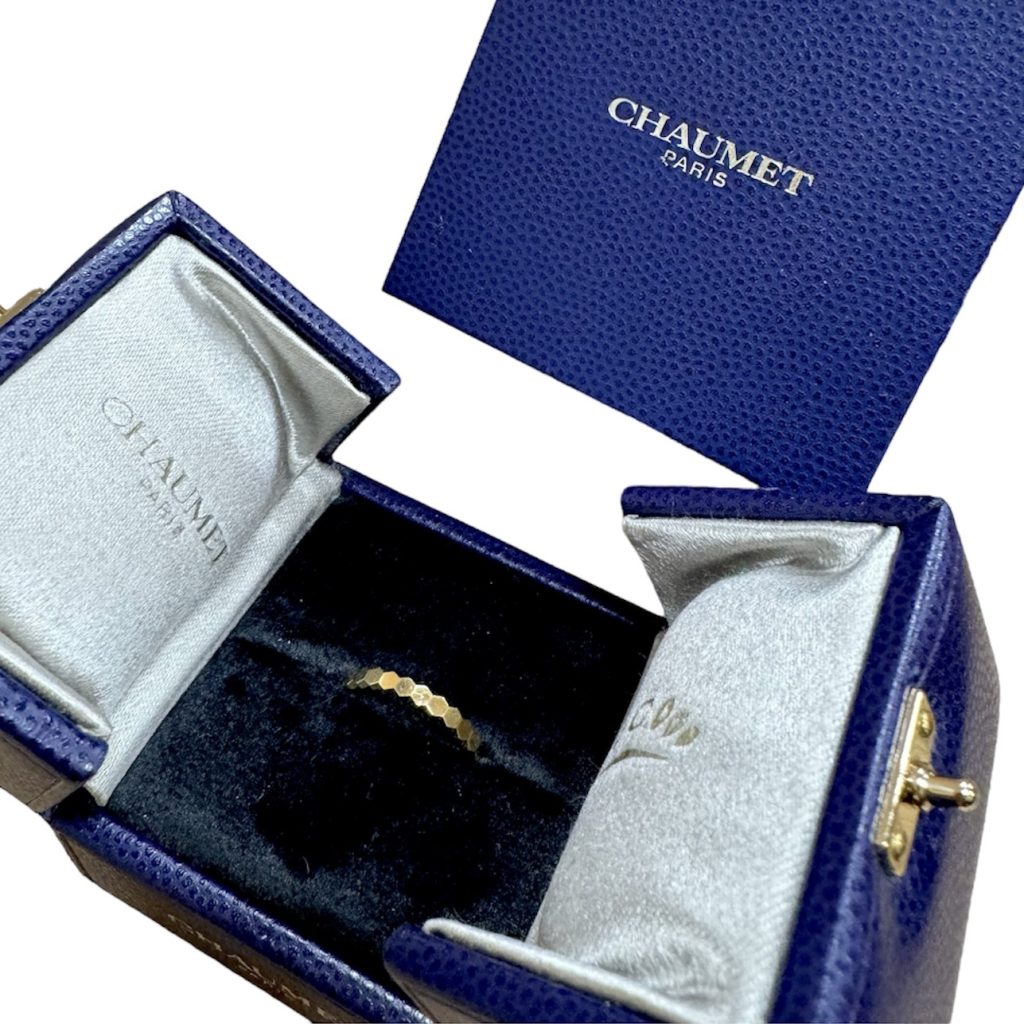 CHAUMET ショーメ ビーマイラブ ハニカムリング K18