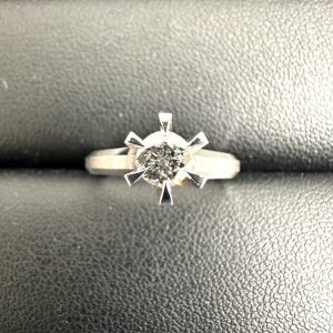 Pt900 リング RD0.33ct