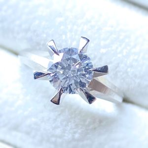 ダイヤモンド ラウンドブリリアントカット Pt900 リング