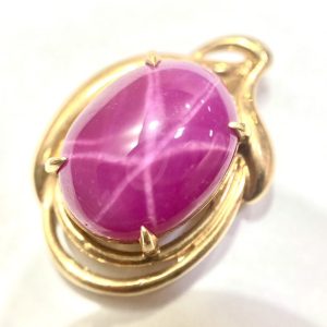 K18(18金) スタールビー トップ