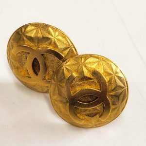 CHANEL ラウンド イヤリング ゴールドメッキ｜前橋市江田町