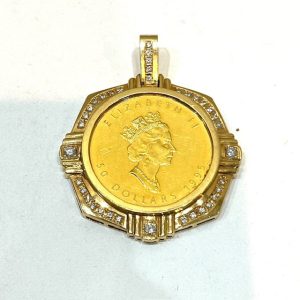 24金(K24)カナダ メイプルリーフ金貨 1オンス|川口市道合