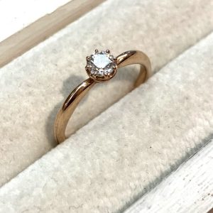 ダイヤリング K18 0.23ct