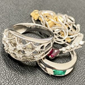 K18WGリング / K18ネックレス / Pt850ネックレス