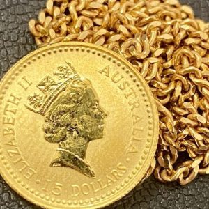 K24コイン / K18ネックレス