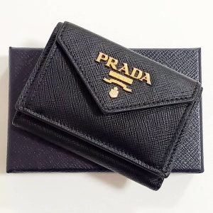 PRADA プラダ サフィアーノ マルチカラー 三つ折り財布