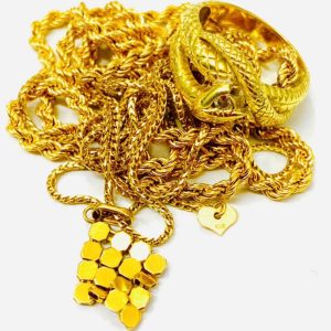 K18 ゴールド ネックレス リング アクセサリーおまとめ