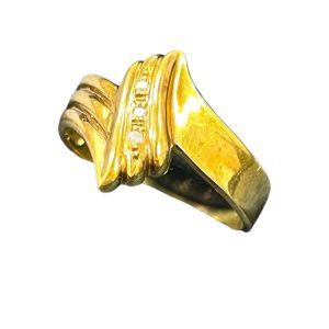 K18 メレダイヤ付きリング