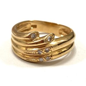 K18 メレダイヤ リング