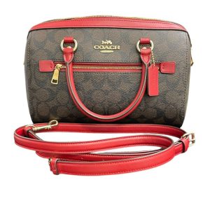 COACH シグネチャー柄 ショルダーバッグ