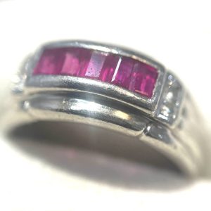 Pt900 プラチナ900 ルビー リング