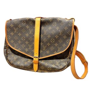 Louis Vuitton　ルイヴィトン　ソミュール35　モノグラム　ショルダーバッグ